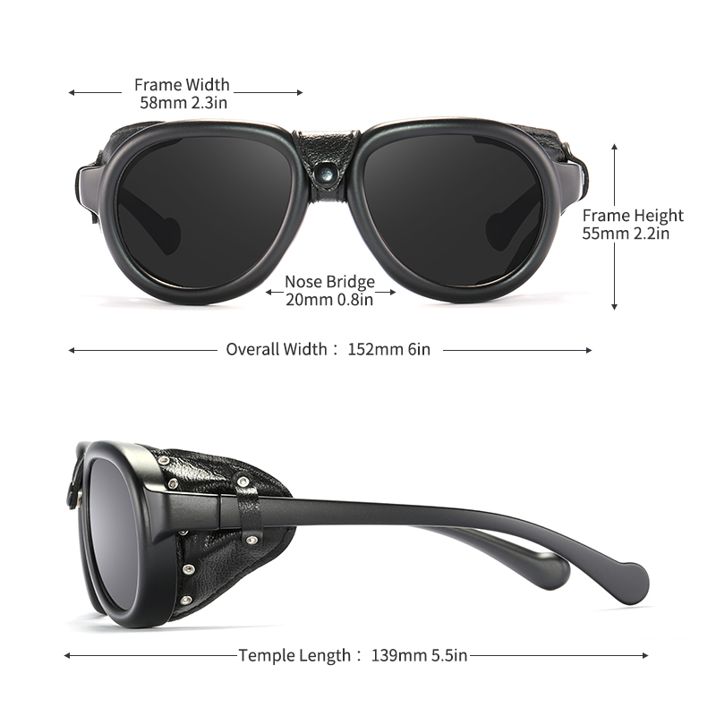 KDEAM แว่นกันแดดนักบิน Steampu - Sunglasses Aviator Polarized บทวิจารณ์และราคา