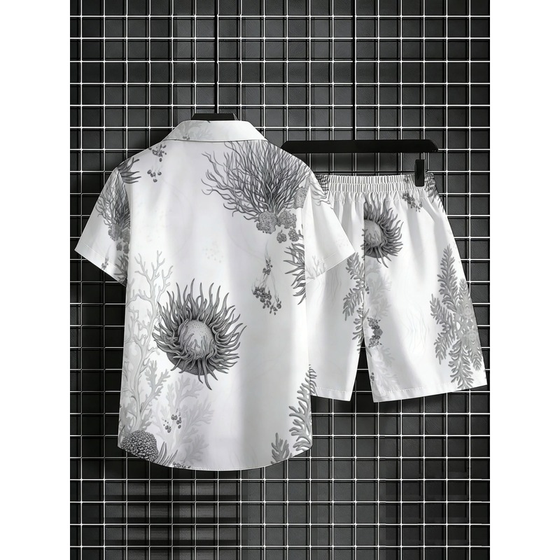 ชุดเสื้อเชิ้ตฮาวายลายดอกไม้และ - Resort Shirt Floral บทวิจารณ์และราคา