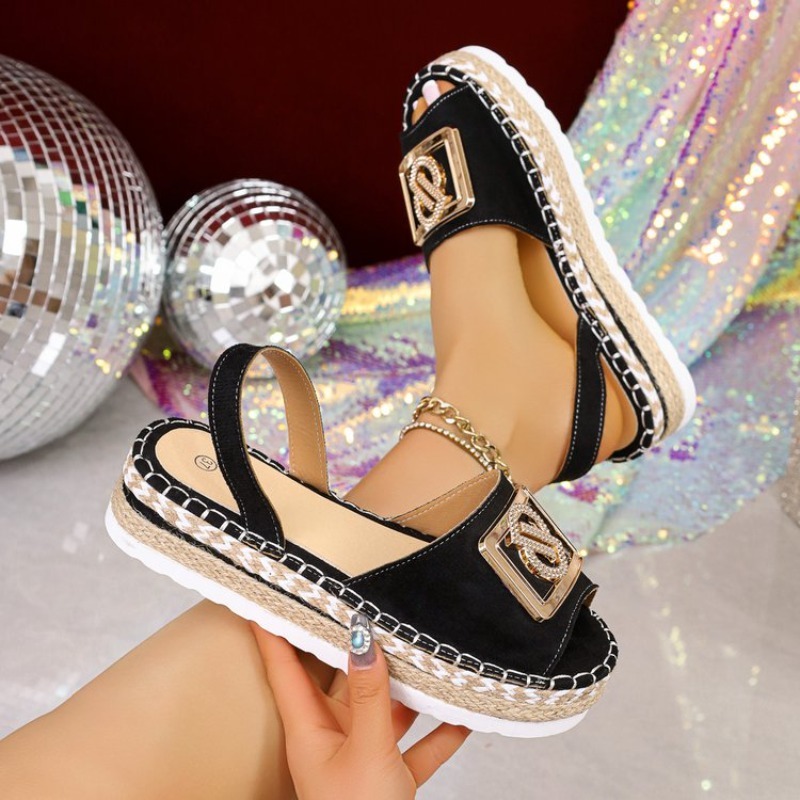 รองเท้าส้นเตารีดแบบสวมสำหรับผู - Espadrille Slip On บทวิจารณ์และราคา
