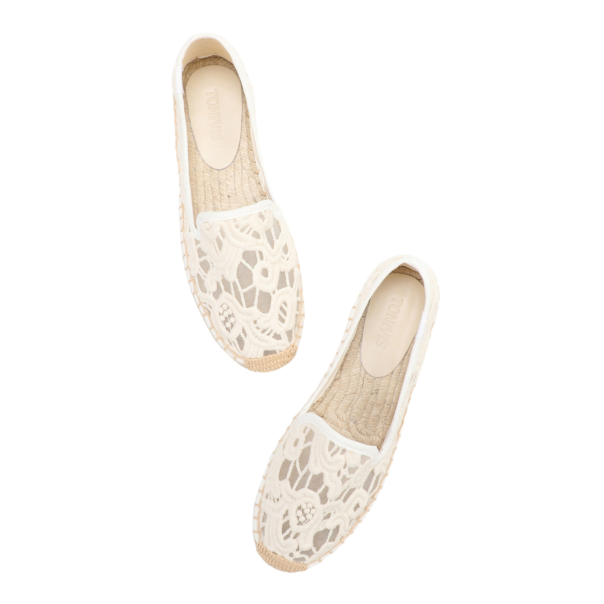 รองเท้าส้นเตี้ยแบบสวมสำหรับผู้ - Espadrille Slip On บทวิจารณ์และราคา